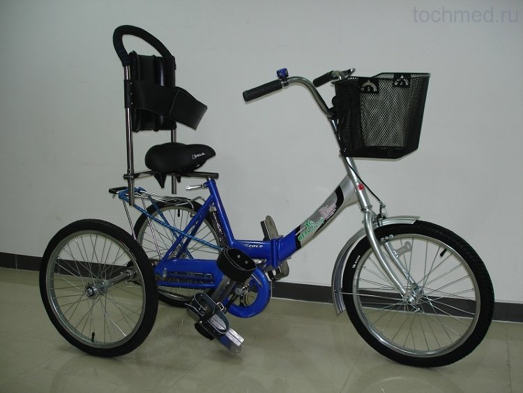 Велосипед-тренажер для больных ДЦП (детский, модель №6) 