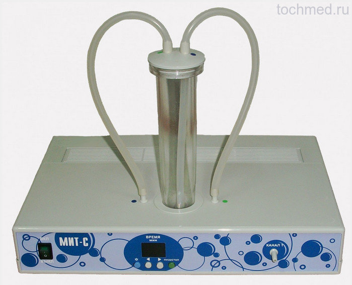 Аппарат для приготовления синглетно-кислородных смесей и ингаляции МИТ-С (1 канальный)